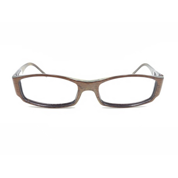 Prada VPR 03H 7BP-1O1 Brown Rectangle Eyeglasses Frames 51-16 135 Italy Designer - Picture 6 of 12